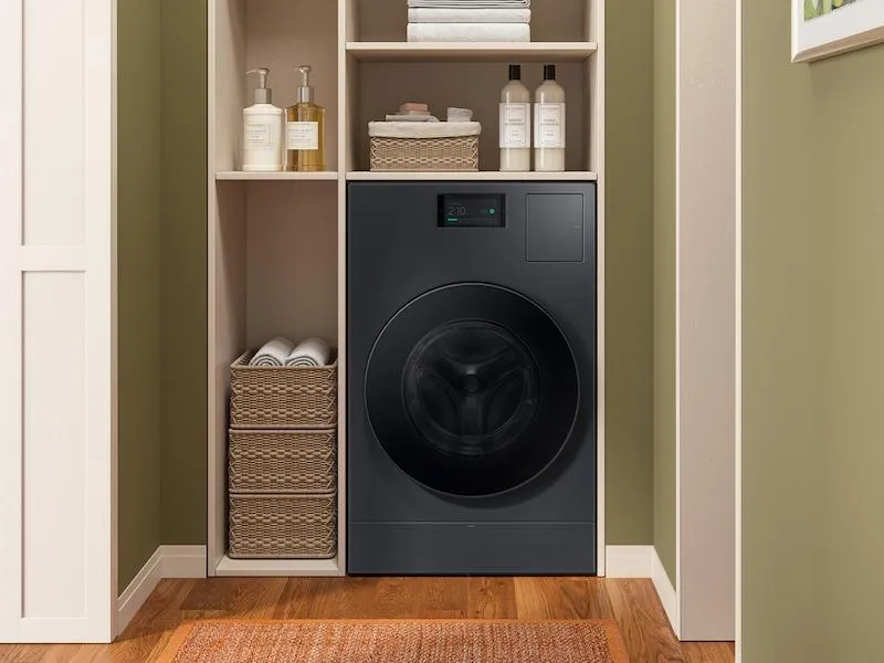 Samsung WD53DBA900HZ Bespoke AI Laundry Combo™ All-in-One 5.3 cu. ft. Ultra Capacity Washer and Ventless Heat Pump Dryer in Dark Steel