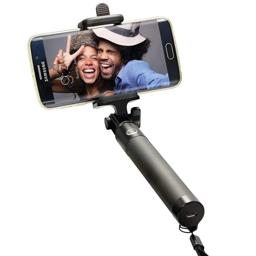 Selfie Stick Monopod for Mobile Phone with AUX Cable | For iPhone and Android Phones