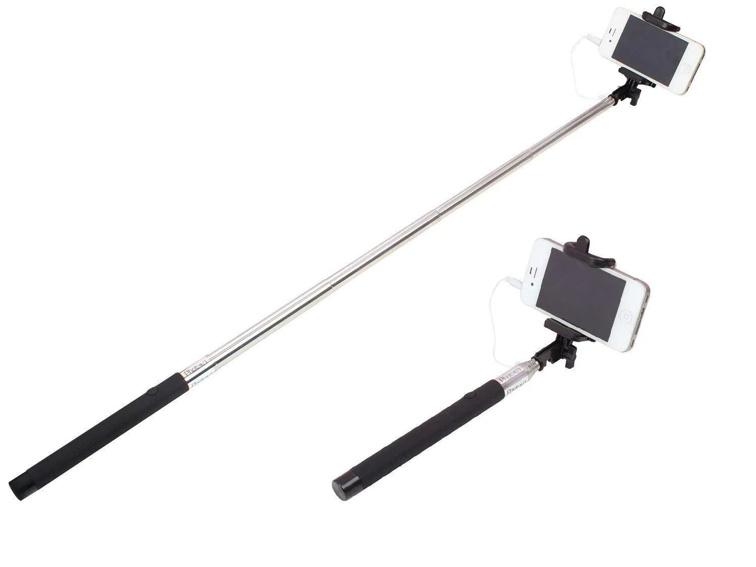 Selfie Stick Monopod for Mobile Phone with AUX Cable | For iPhone and Android Phones