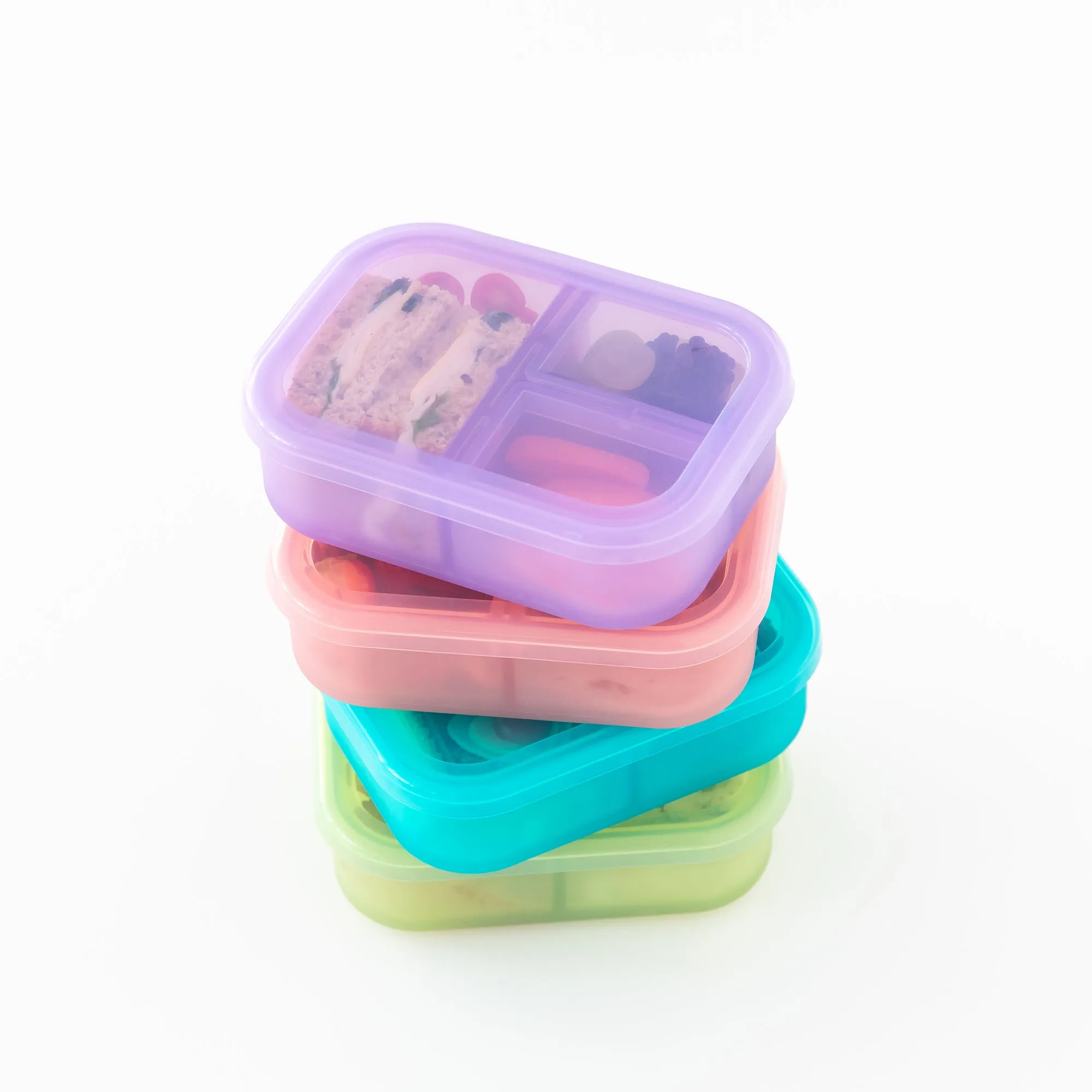 Silicone Bento Box 3 Section: Purple Jelly