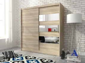 SLIDING DOOR WARDROBE MAJA III 200CM SONOMA