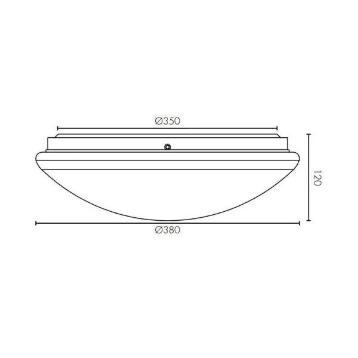 Smart Cordia Wi-Fi CCT LED Oyster Light 24w in White