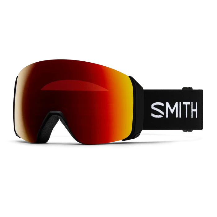 SMITH 4D MAG XL BLACK | SUN RED MIRROR & STORM YELLOW FLASH