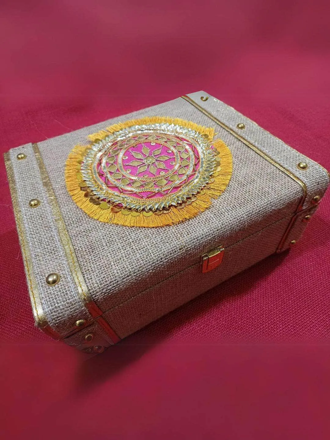 Square Mdf Hand Made Jewelry Boxes