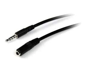 Startech.Com 2M 3.5Mm 4 Position Trrs Headset Extension Cable - M/F - Audio Extension Cable For Iphone (Muhsmf2m) - Head