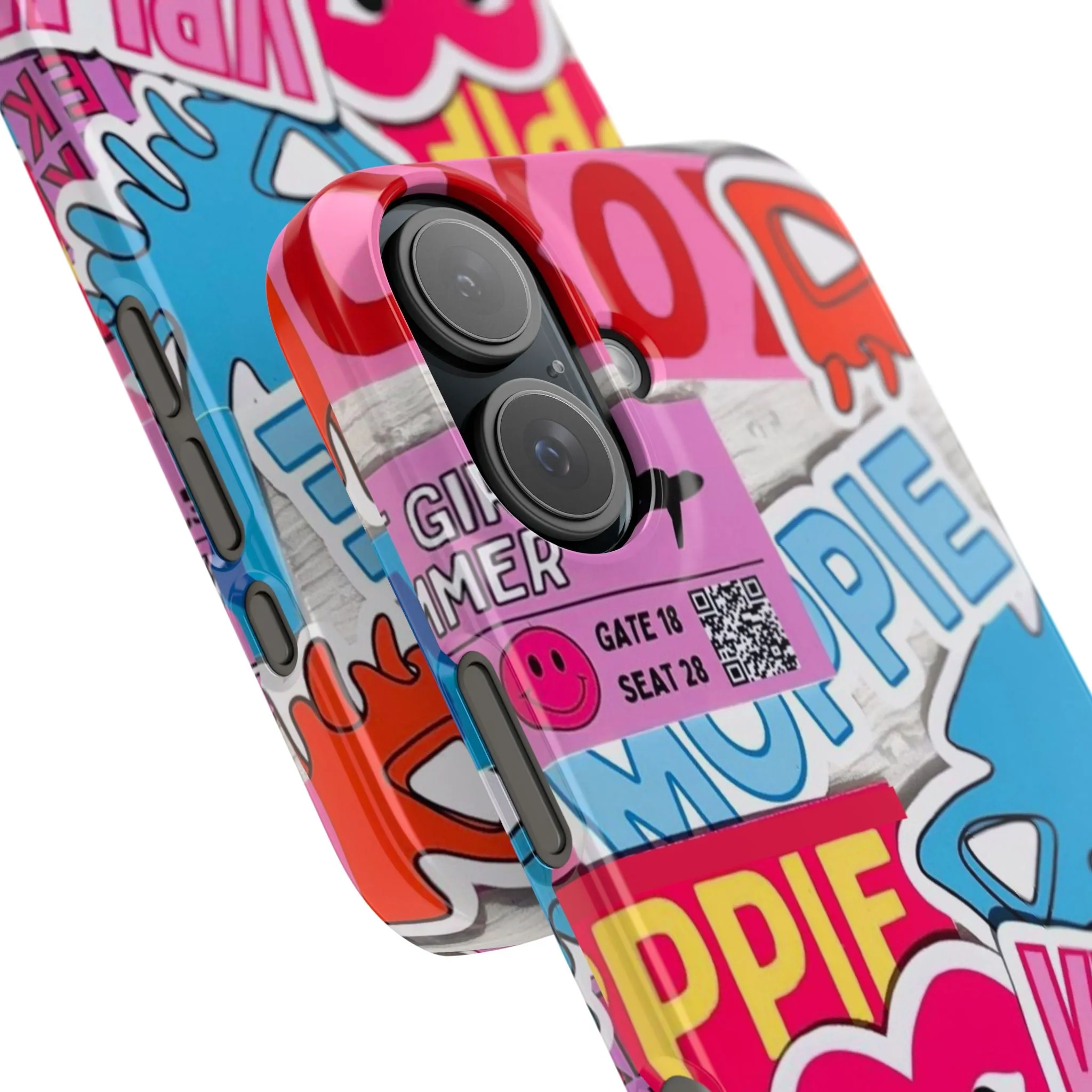 Sticker Frenzy Pop iPhone Cases