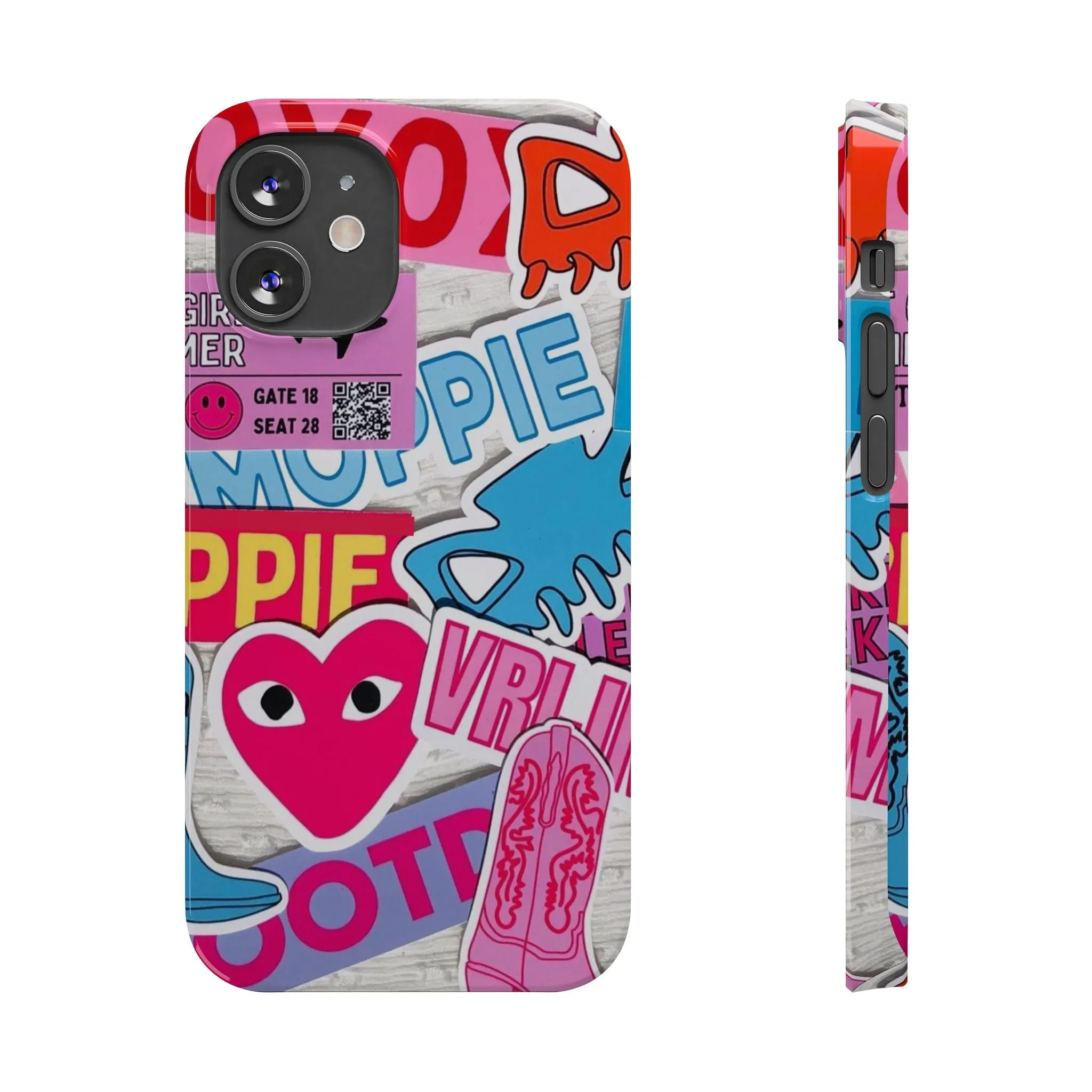 Sticker Frenzy Pop iPhone Cases