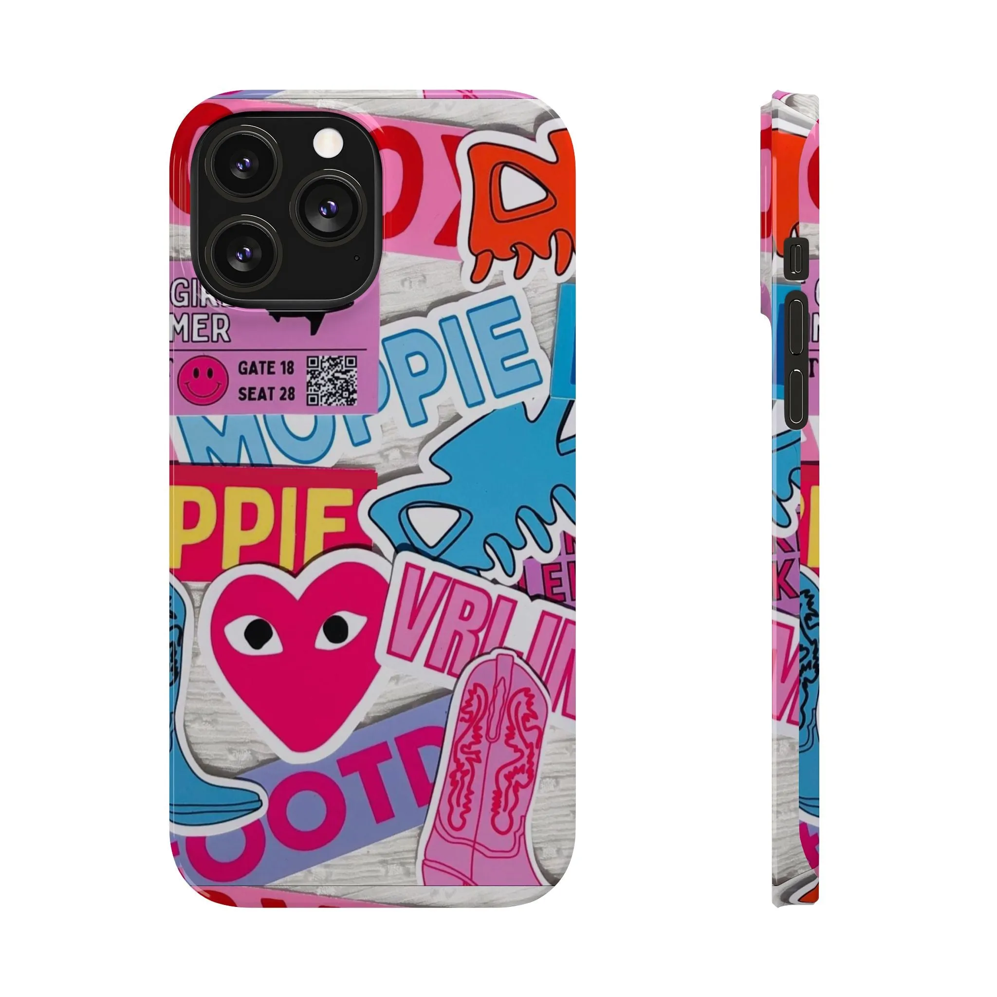 Sticker Frenzy Pop iPhone Cases