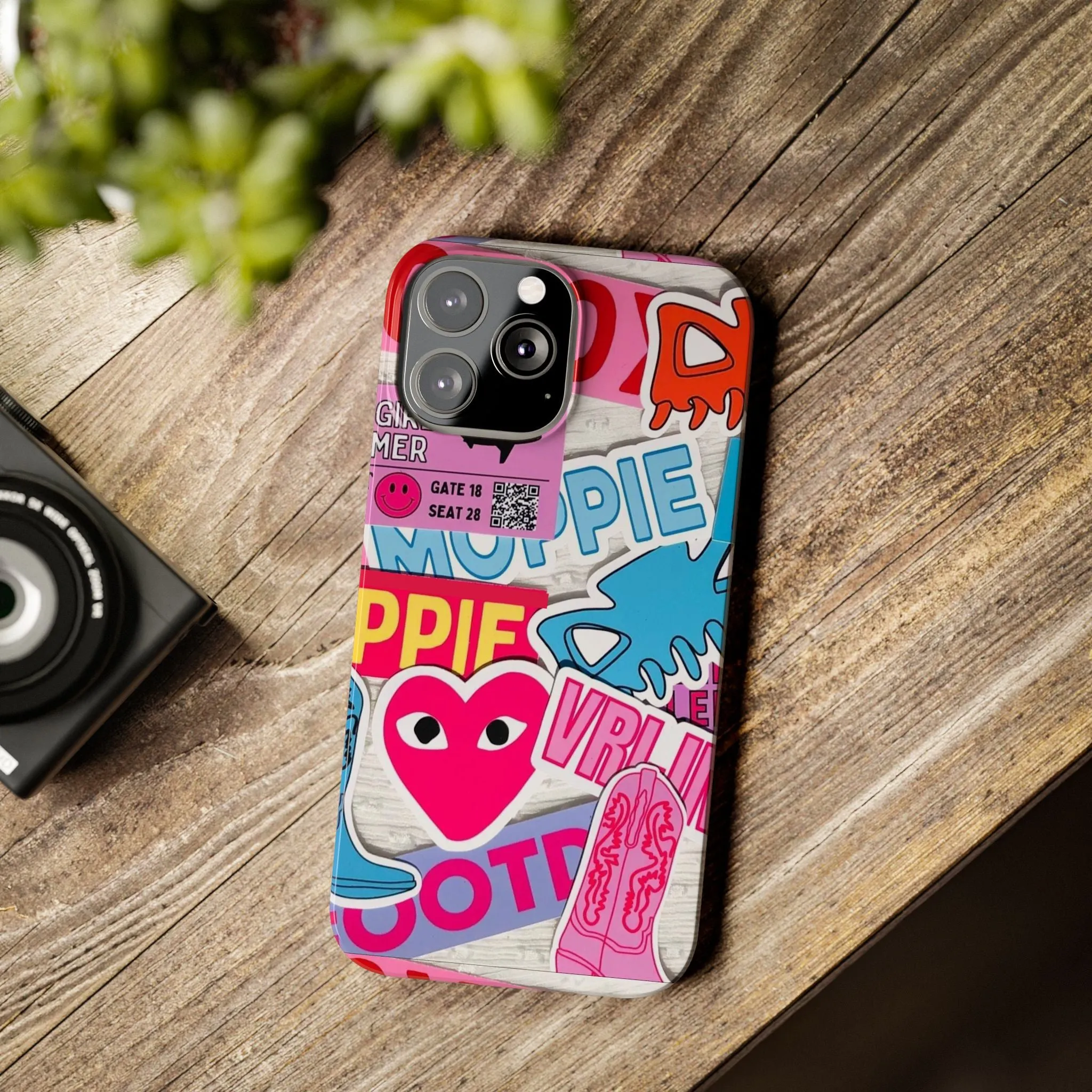 Sticker Frenzy Pop iPhone Cases