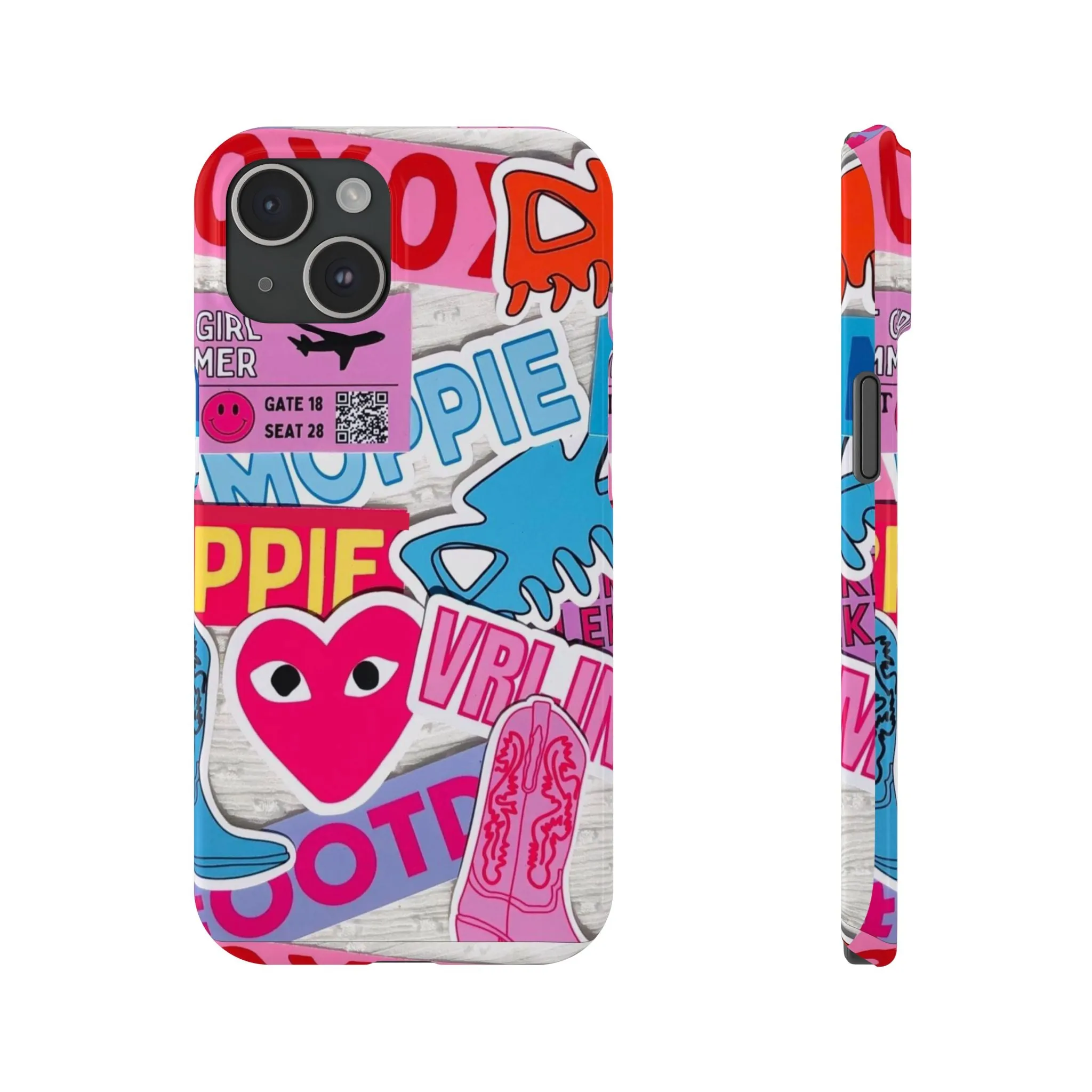 Sticker Frenzy Pop iPhone Cases