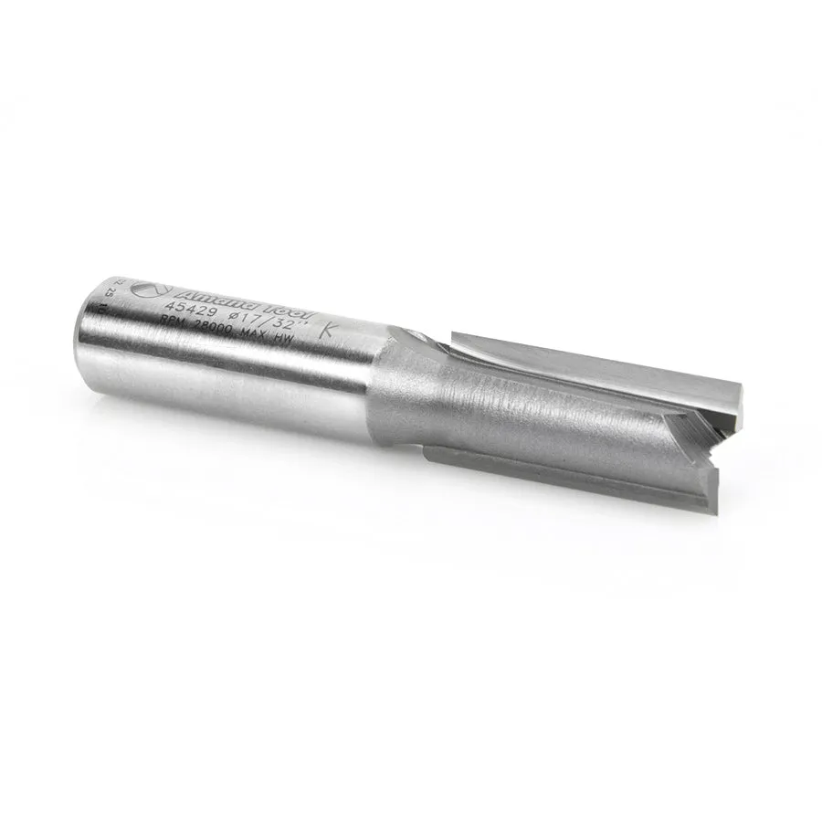 Straight Plunge Router Bit | 2 Flute | Various Dia x 1 1⁄4 x 1⁄2" Shank | 45429 | 738685854297