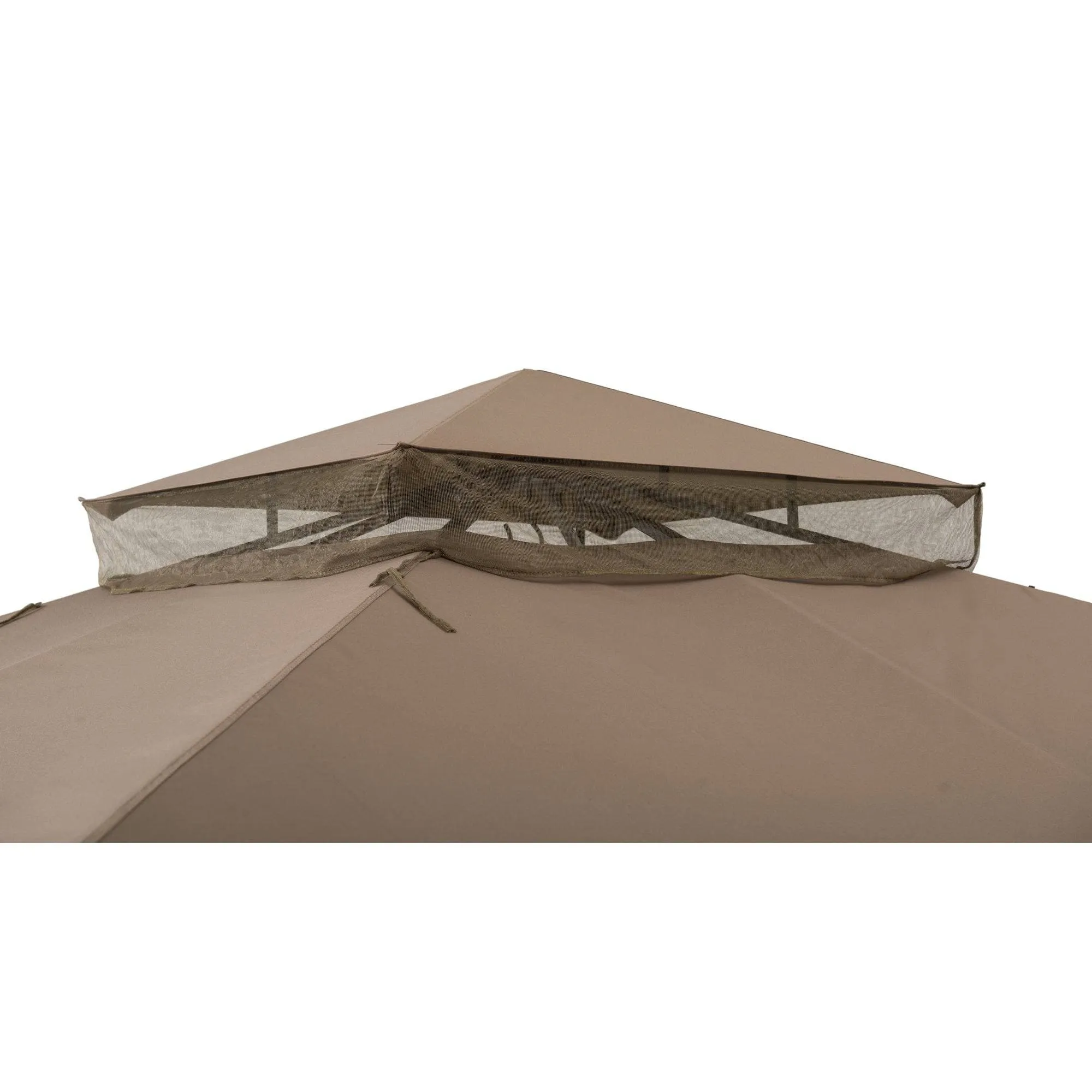 SUNJOY 10x12 Steel Backyard Gazebo with Ceiling Hook