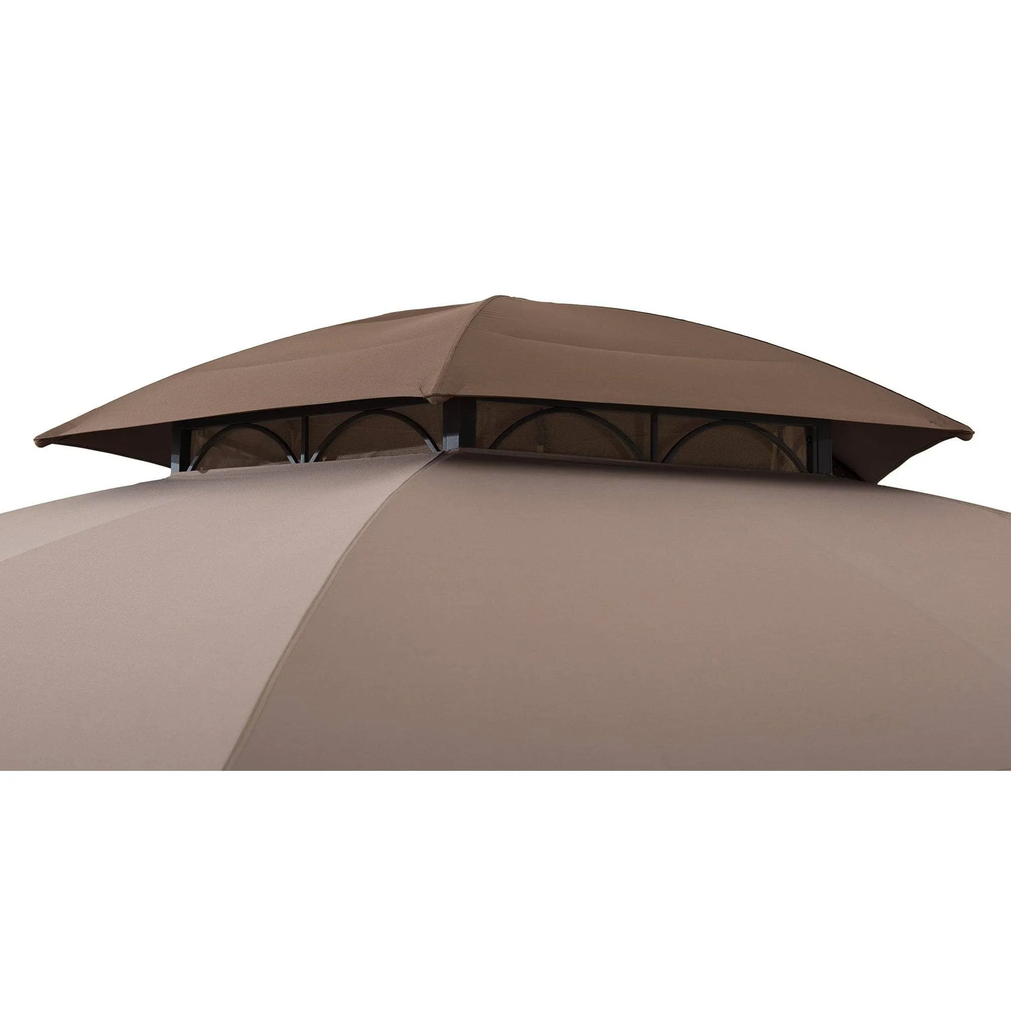 SUNJOY 13.5x13.5 Metal Patio Gazebo Kits with Ceiling Hook