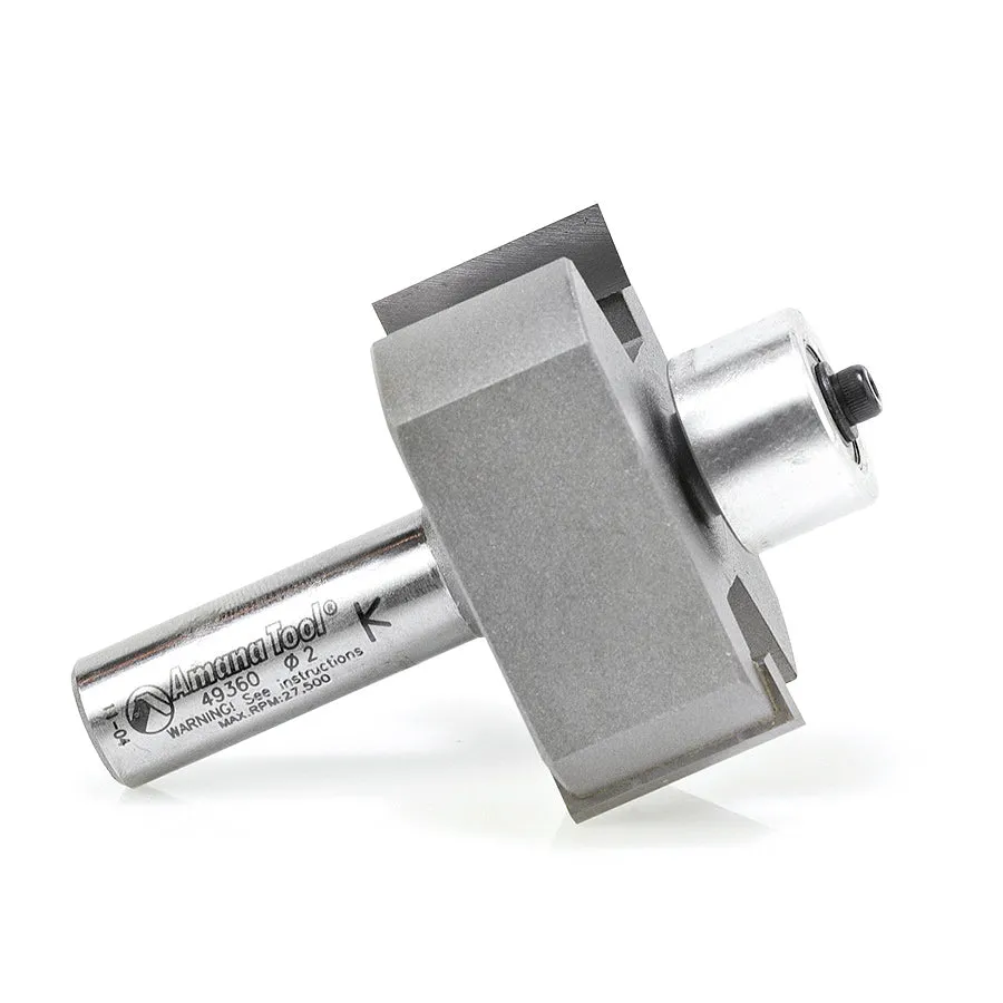 Superabbet Router Bit | 2 Dia x 7⁄8 x 1⁄2" Shank | 49360 | 738685493601