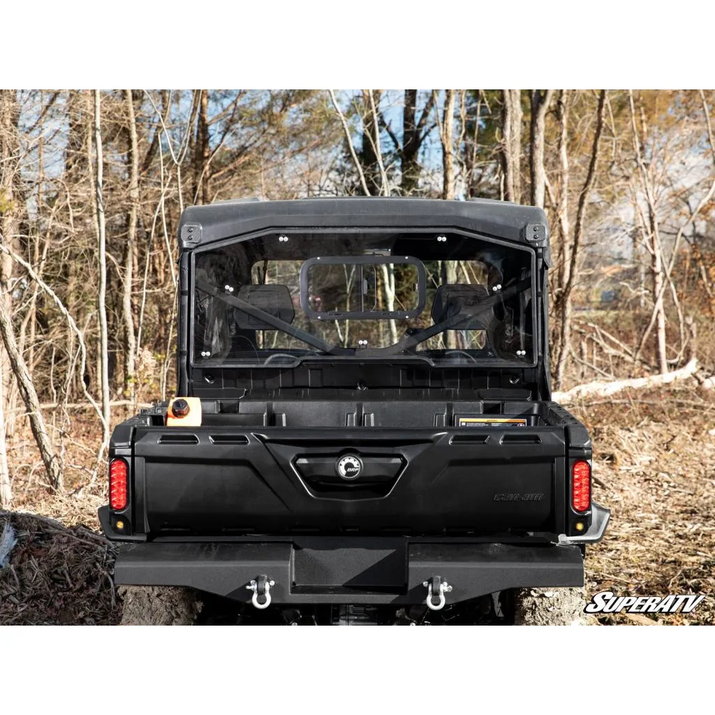 SuperATV Can-Am Defender Sliding Rear Windshield