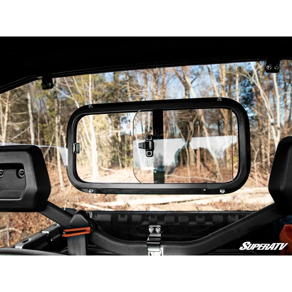 SuperATV Can-Am Defender Sliding Rear Windshield