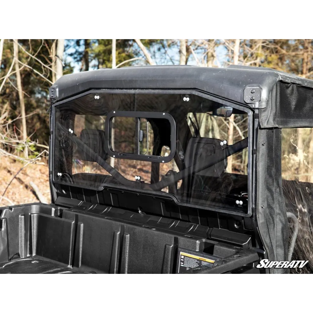 SuperATV Can-Am Defender Sliding Rear Windshield