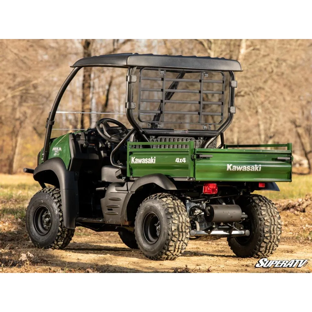 SuperATV Kawasaki Mule SX Rear Windshield