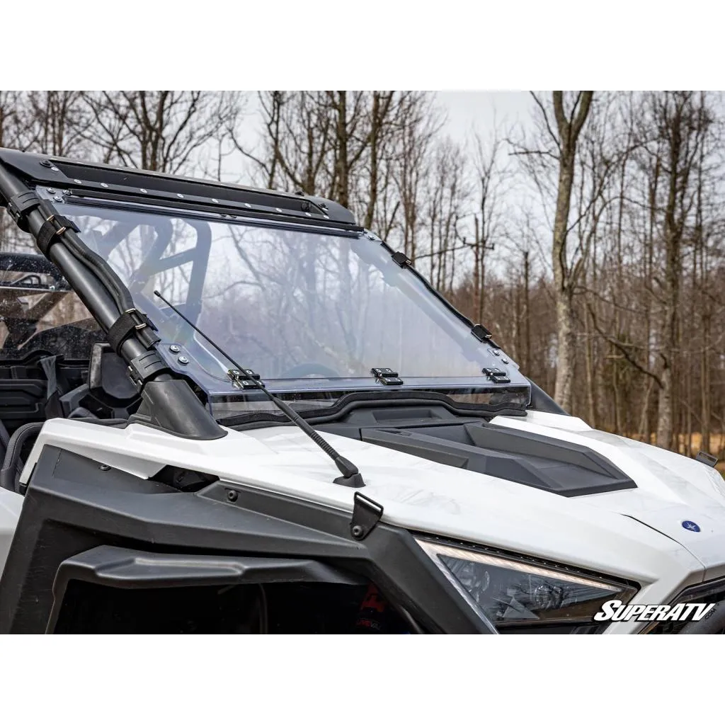 SuperATV Polaris RZR PRO XP Scratch Resistant Flip Down Windshield