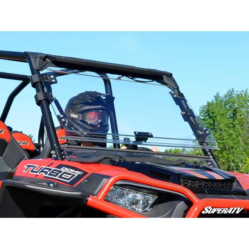 SuperATV Polaris RZR XP 1000 Scratch Resistant Flip Windshield