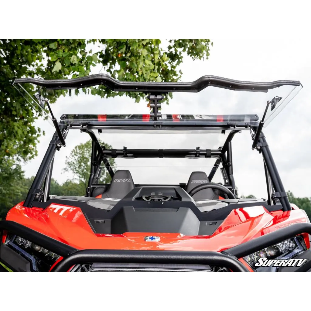 SuperATV Polaris RZR XP 1000 Scratch Resistant Flip Windshield