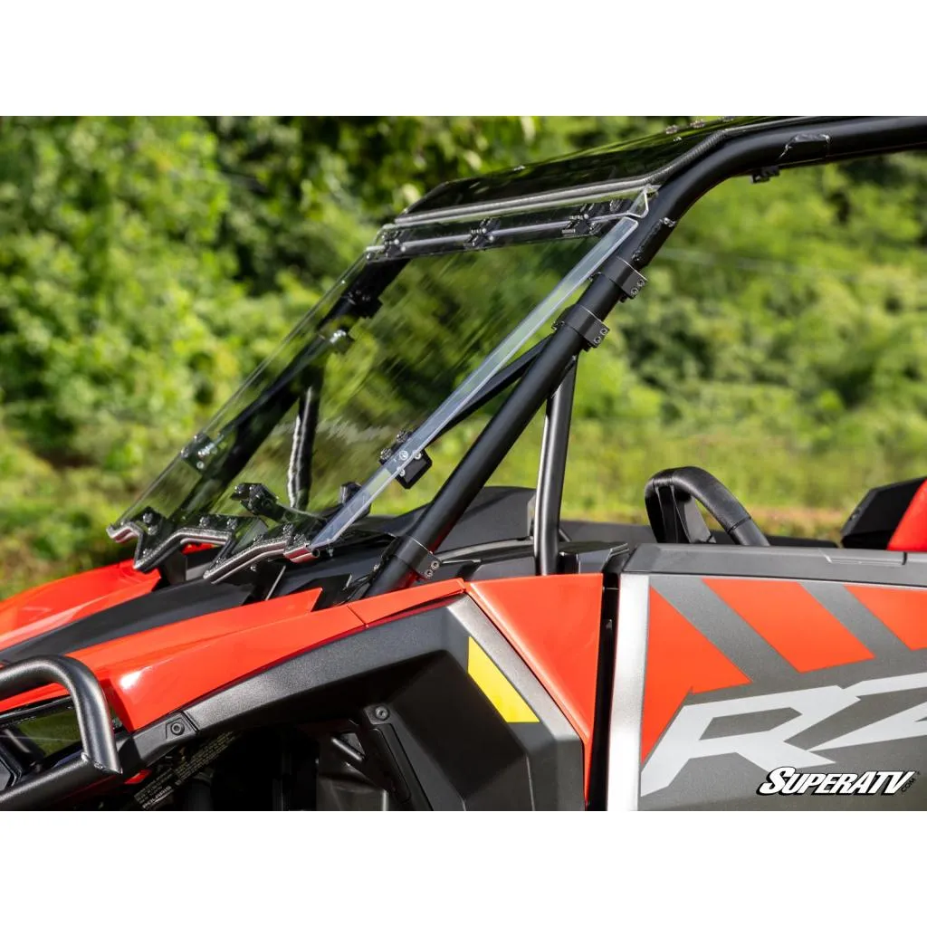 SuperATV Polaris RZR XP 1000 Scratch Resistant Flip Windshield