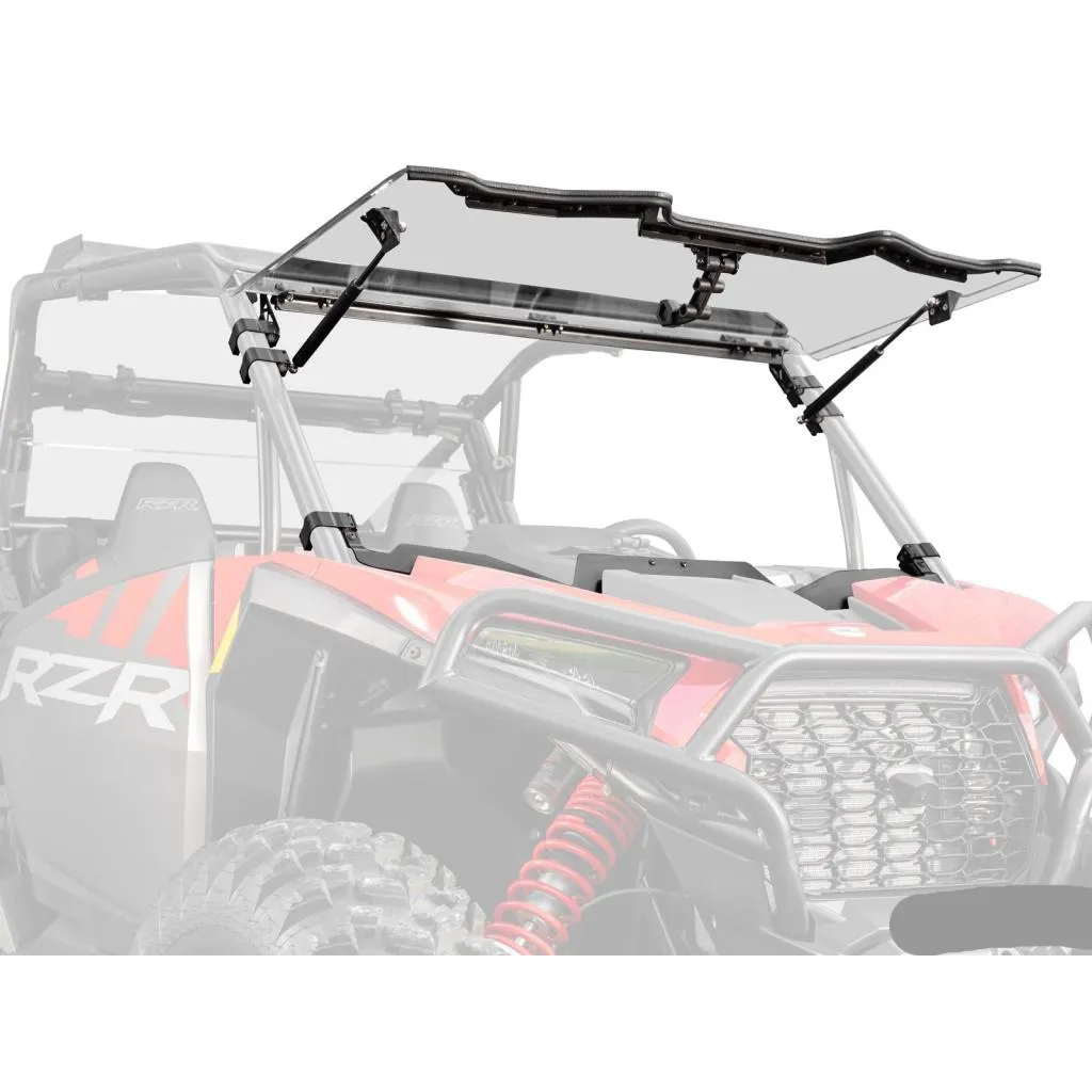 SuperATV Polaris RZR XP 1000 Scratch Resistant Flip Windshield