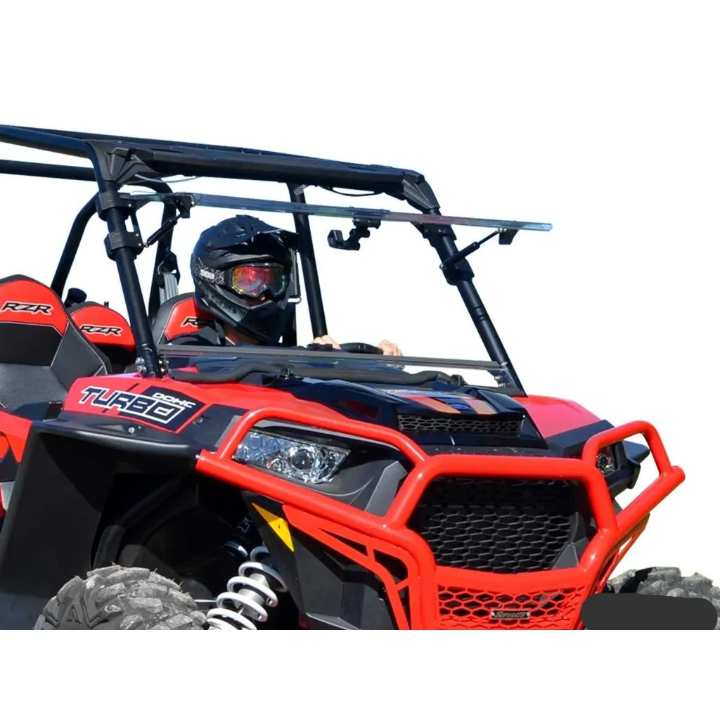 SuperATV Polaris RZR XP 1000 Scratch Resistant Flip Windshield