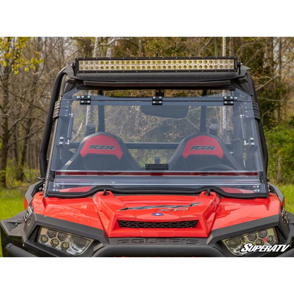 SuperATV Polaris RZR XP 1000 Scratch Resistant Flip Windshield