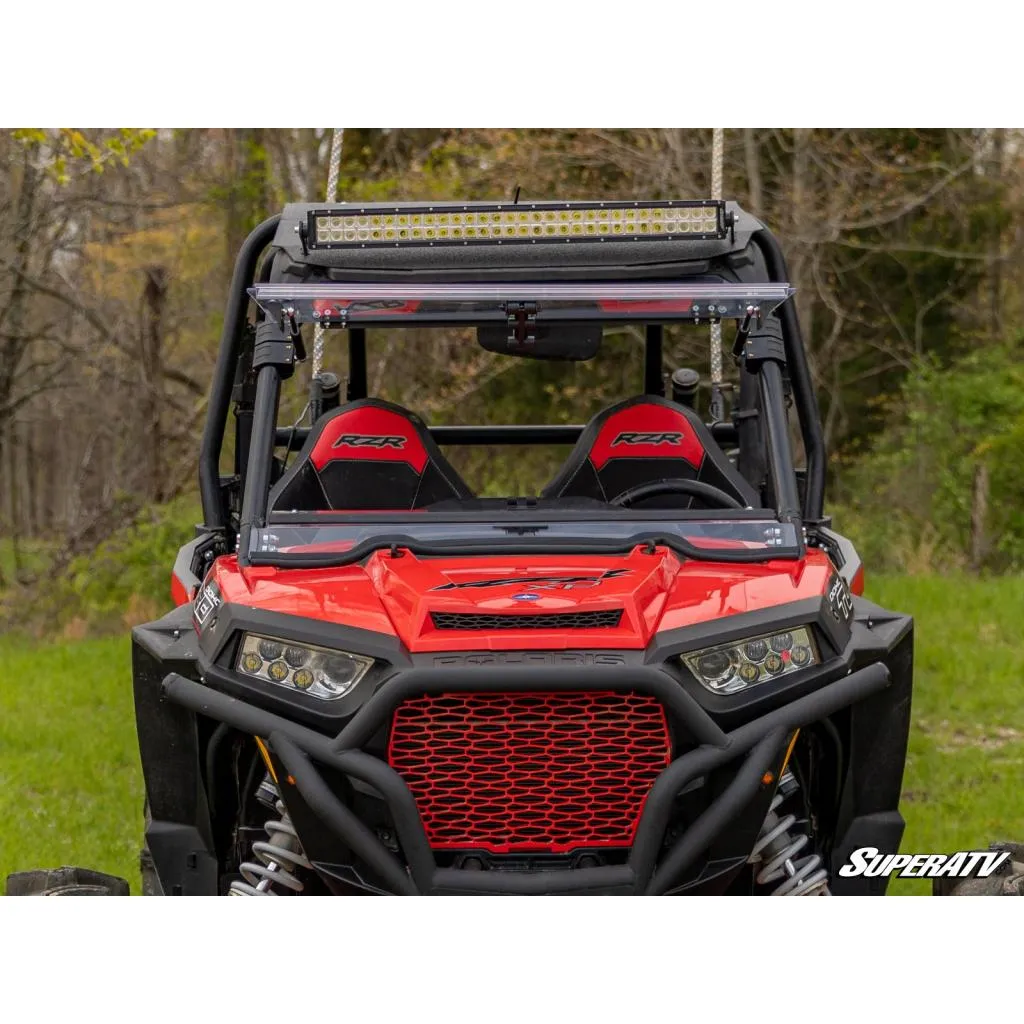 SuperATV Polaris RZR XP 1000 Scratch Resistant Flip Windshield