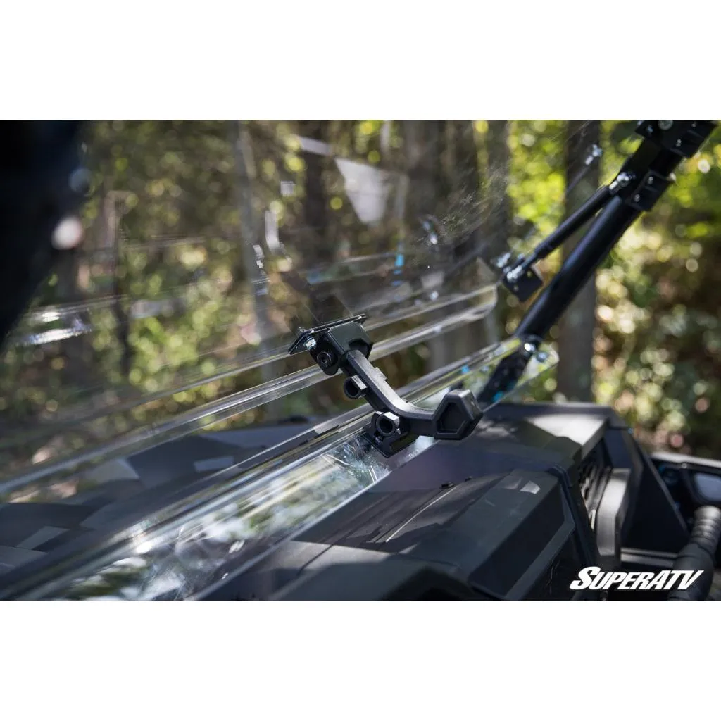 SuperATV Polaris RZR XP 1000 Scratch Resistant Flip Windshield