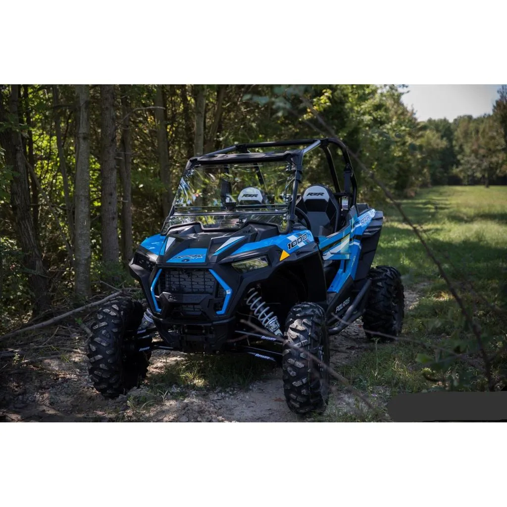 SuperATV Polaris RZR XP 1000 Scratch Resistant Flip Windshield