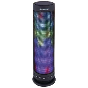 SYLVANIA SP618-BLACK Light-up Neon Bluetooth(R) Speaker