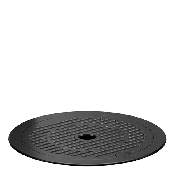 T1 Round Drip Tray Black Finish