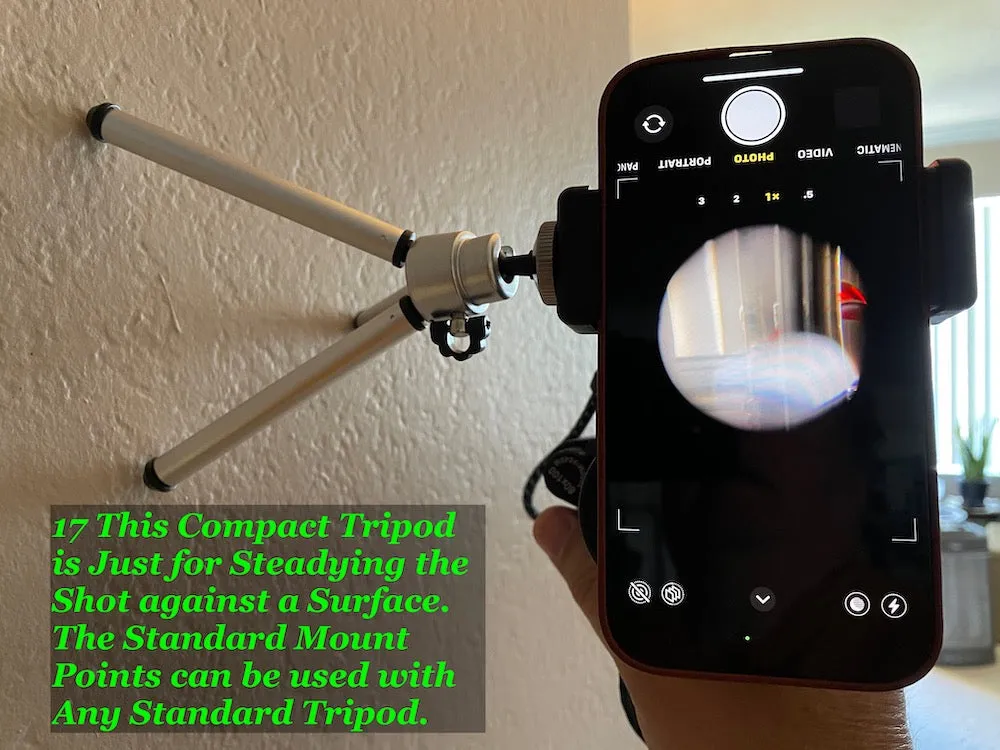 Telephoto Lens with Tripod for Smartphone