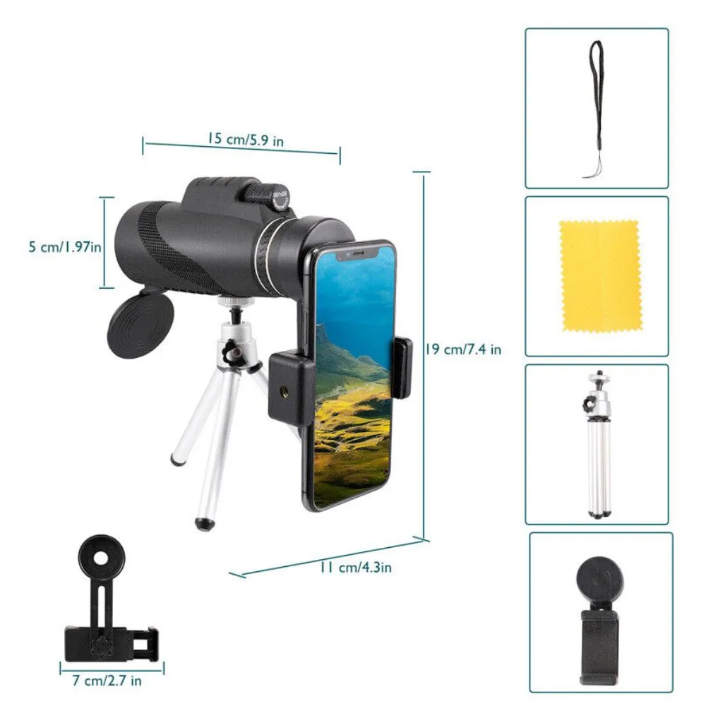 Telephoto Lens with Tripod for Smartphone