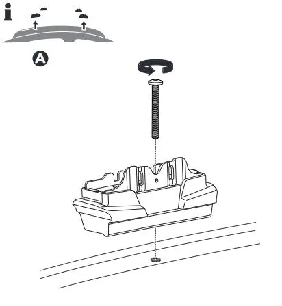 Thule Mounting Kit for Roof Fix Points - VW Transporter -  T5 & T6 & T6.1