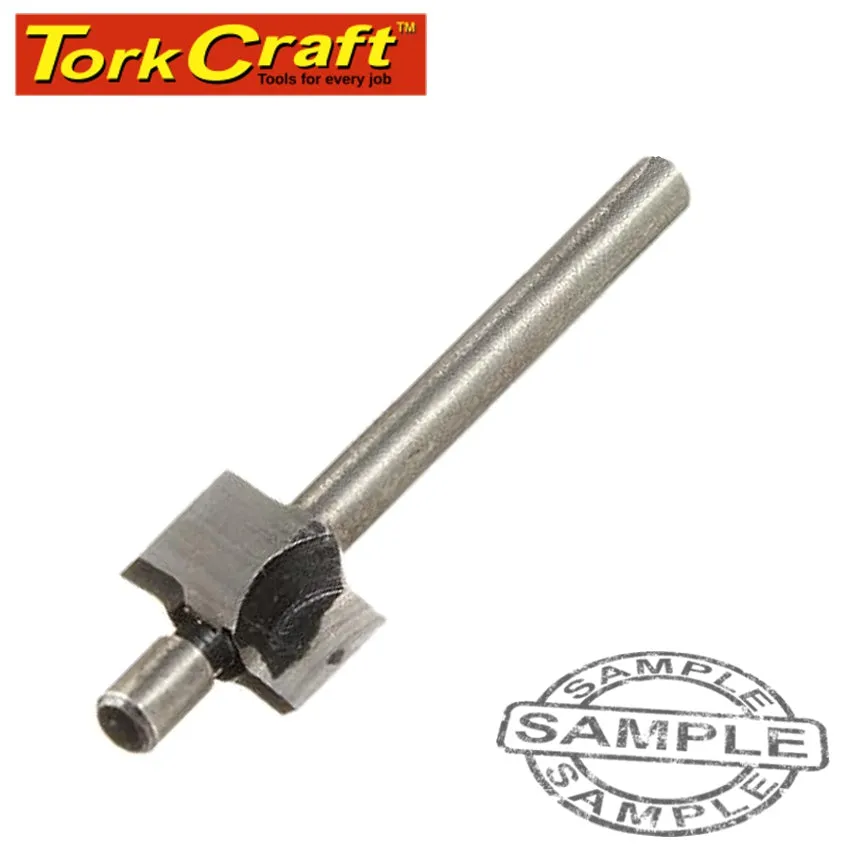 TORK CRAFT MINI ROUTER BIT 9.5MM CORNER ROUNDING 3.2MM SHANK TC08382