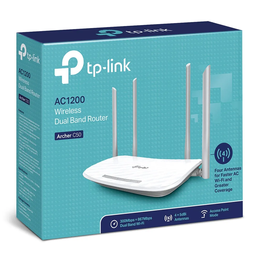 Tp-Link Wireless Router Archer C50 - 867 Mbit/S