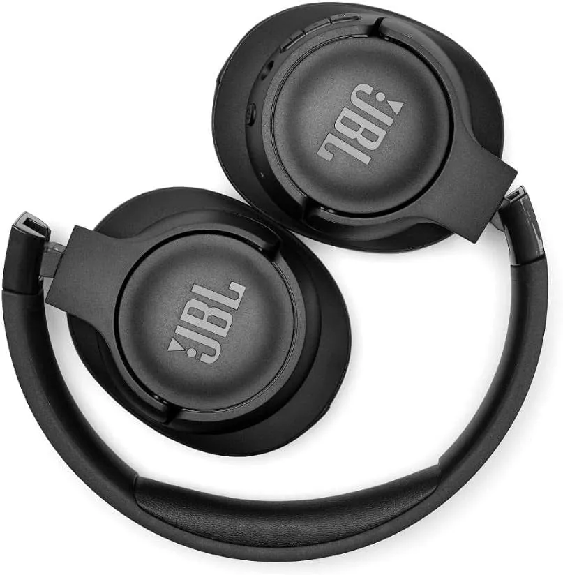 Tune 710BT Wired and Wireless Over-Ear Headphones with Built-In Microphone, Multi-Point Connection and Hands-Free Controls, Black