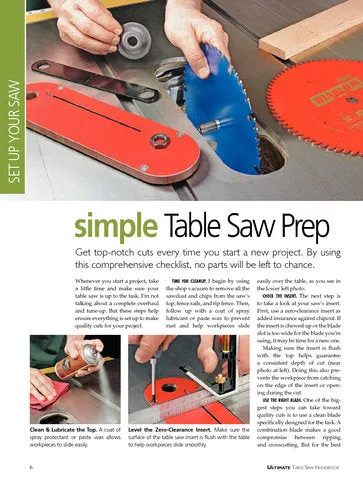 Ultimate Table Saw Handbook