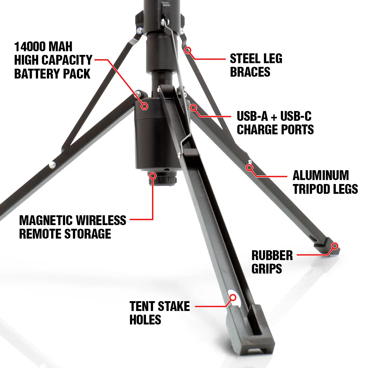 UNBOXED - FLi OVER-LANDER 10' Telescoping Light with AMBER MODE