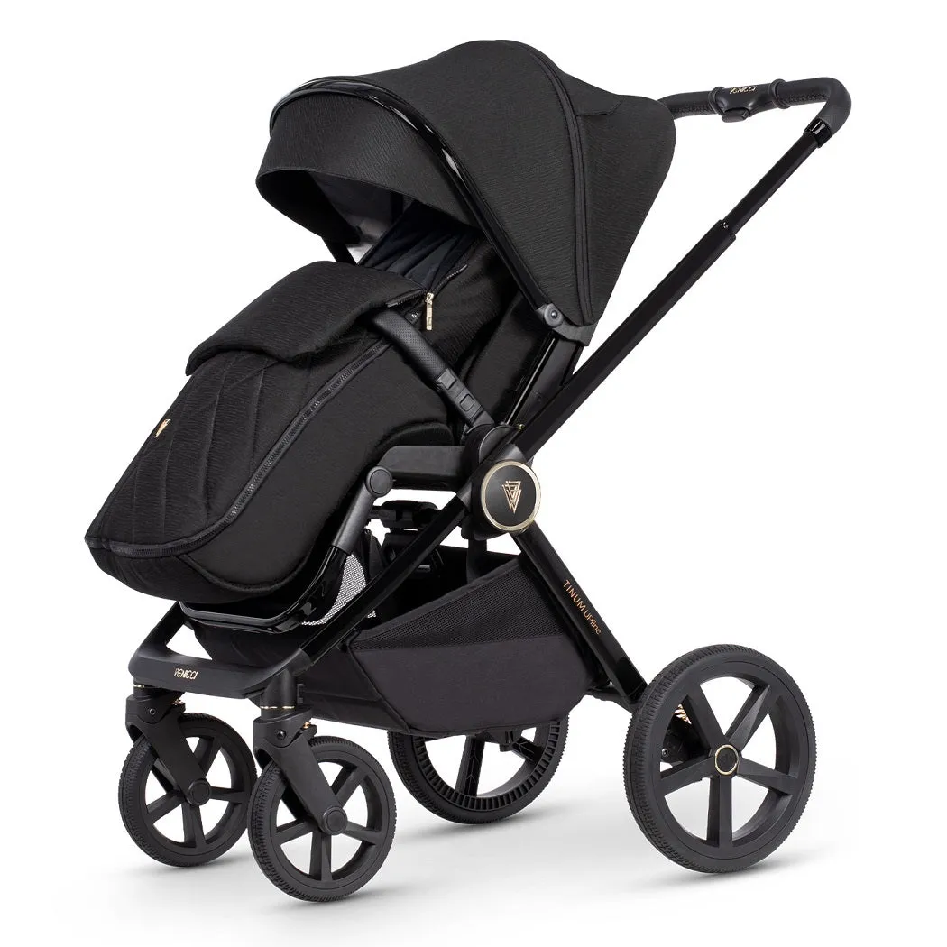 Venicci Upline (All Black) 3-in-1 Travel System with ISOFIX Base