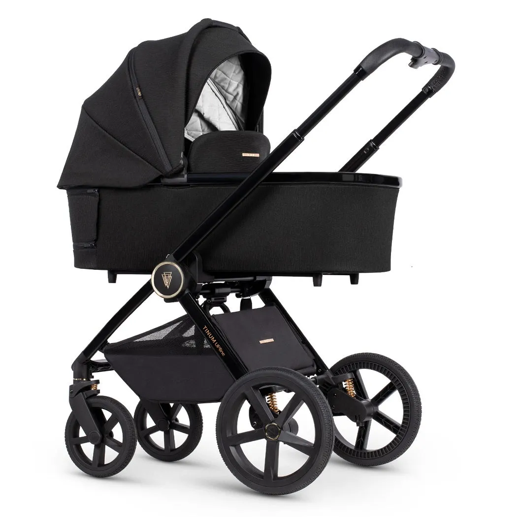 Venicci Upline (All Black) 3-in-1 Travel System with ISOFIX Base