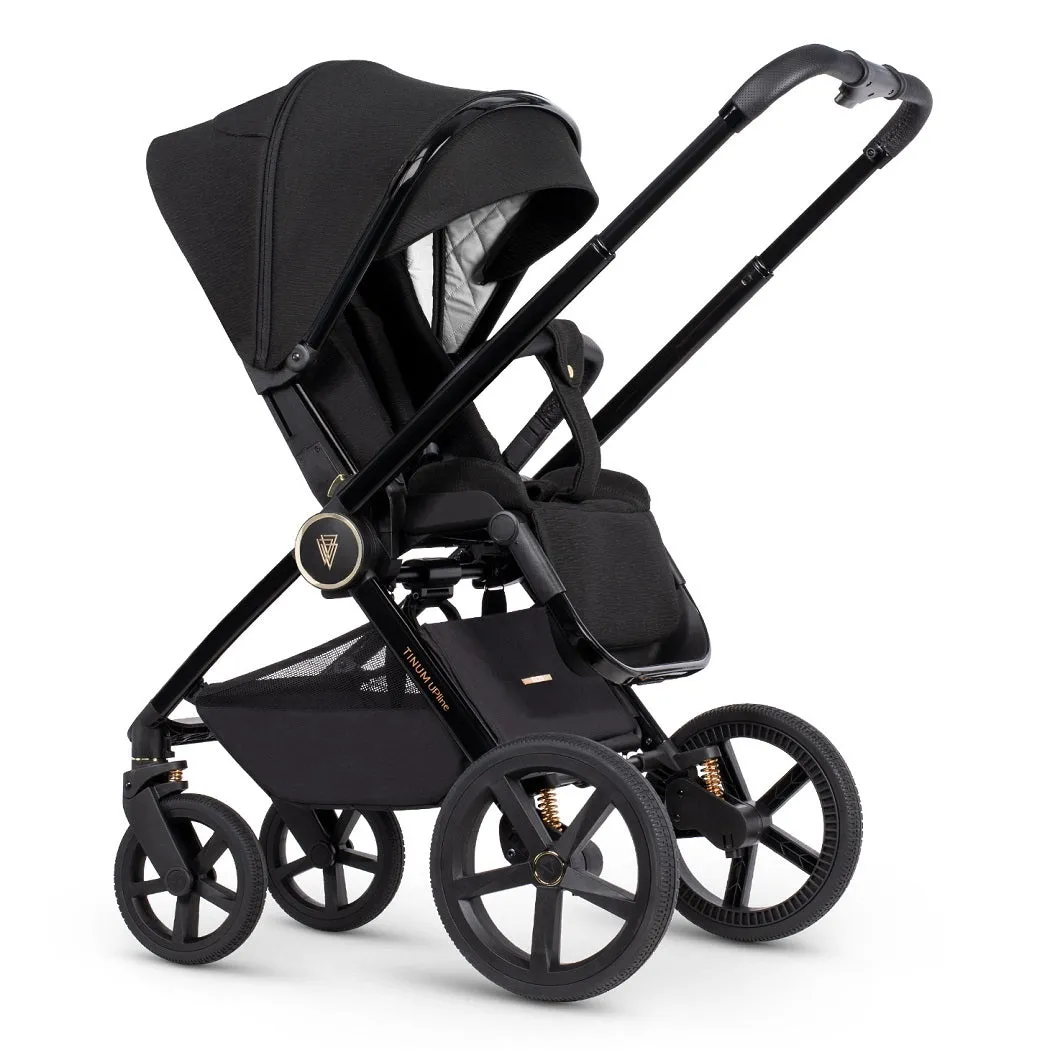 Venicci Upline (All Black) 3-in-1 Travel System with ISOFIX Base