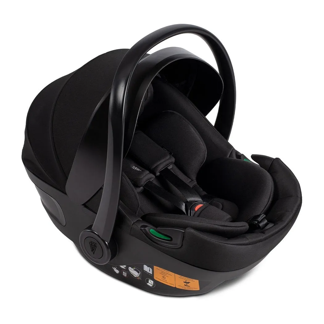 Venicci Upline (All Black) 3-in-1 Travel System with ISOFIX Base