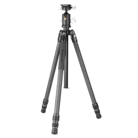 VEO 3 303CB Traditional Carbon Fibre Tripod with dual axis ball head - 25kg capacity