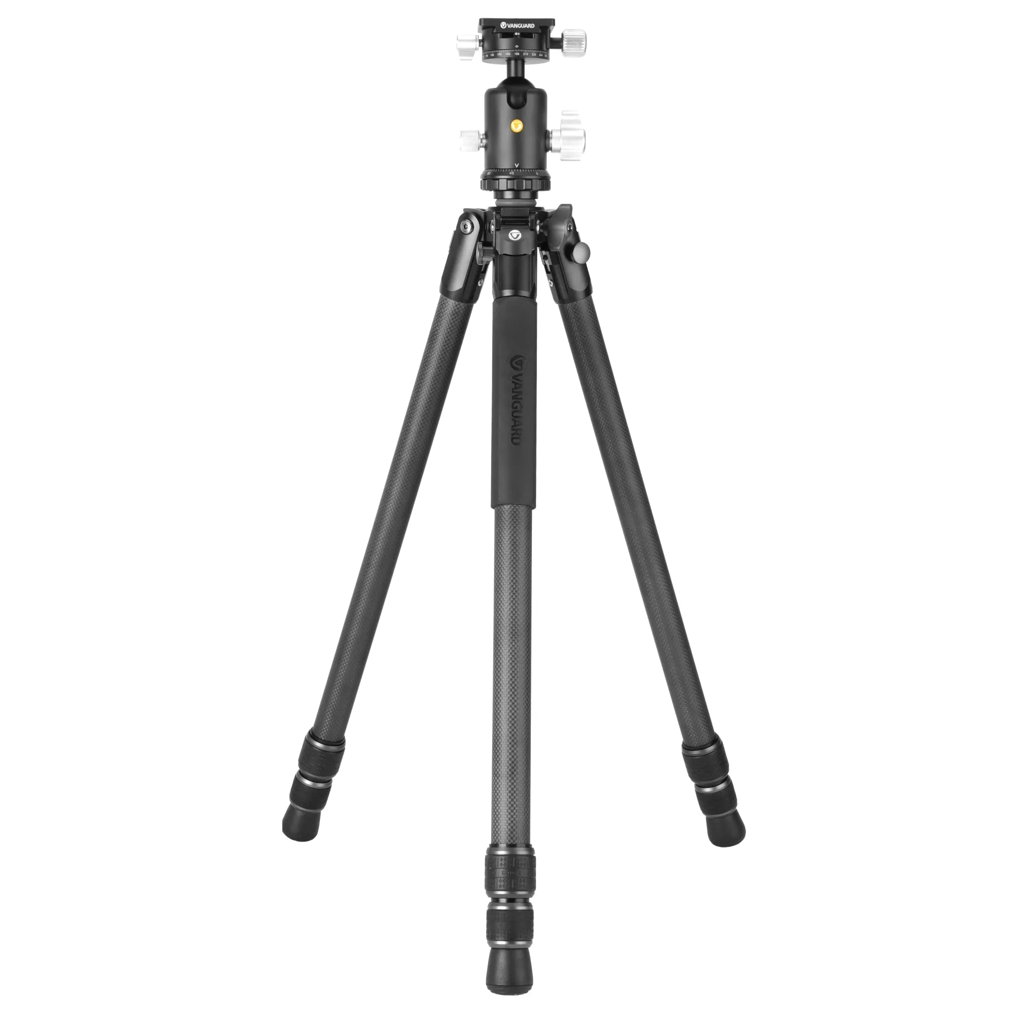 VEO 3 303CB Traditional Carbon Fibre Tripod with dual axis ball head - 25kg capacity