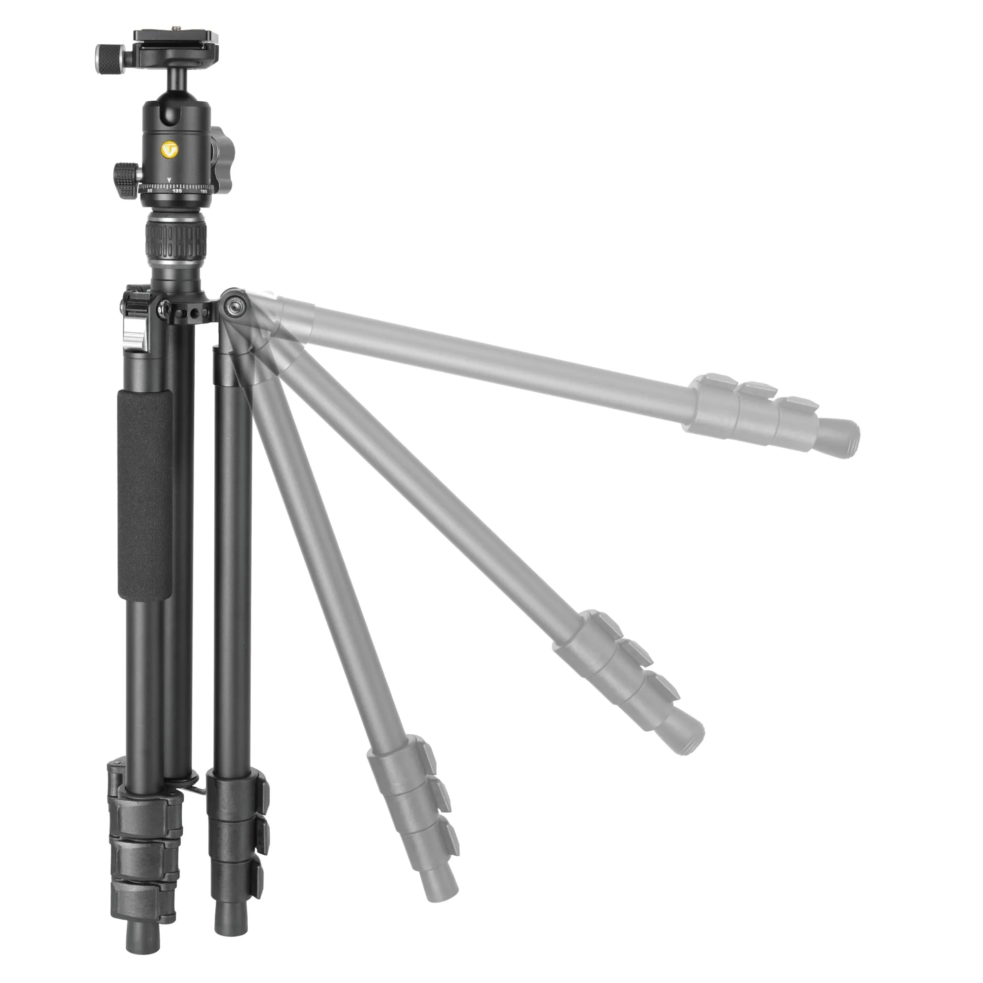 VESTA GO 234AB Aluminium Travel Tripod with Ball Head - 4.5kg Load Capacity