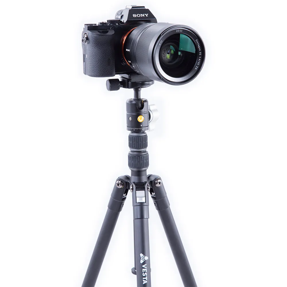 VESTA TB 204AB Aluminium Travel Tripod with Twist Locks- 3kg Load Capacity